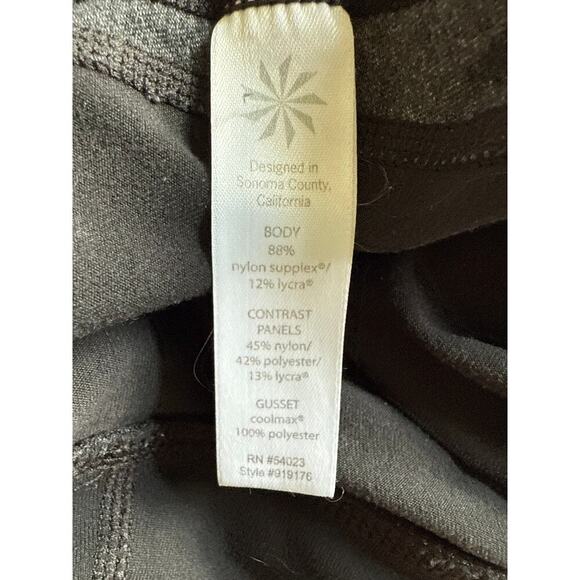 Athleta Ananda Split Capri Yoga Size XS Comfy Mid Rise Stretchy Leggings - Picture 9 of 9